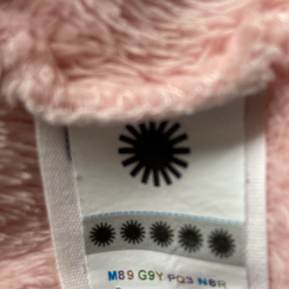 UGG Marlow Double Face Fuzzy Fleece Maxi Robe Soft Kiss Pink XS - Picture 9 of 16